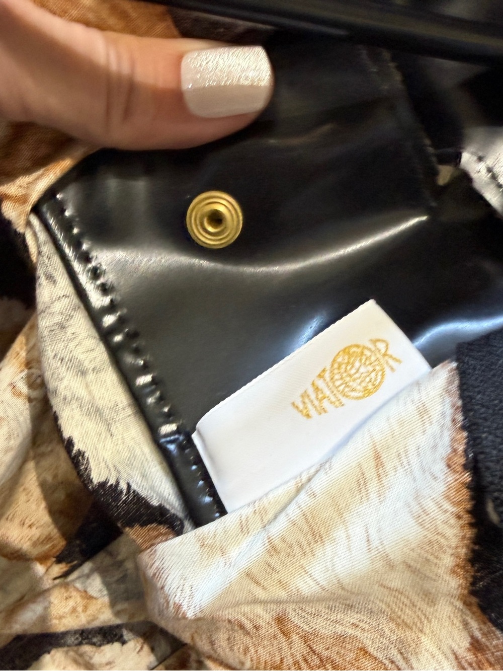 RESERVED- DO NOT BUY Vintage Viator Cat Print Garment Hanging Bag- Double Sided - Picture 7 of 13
